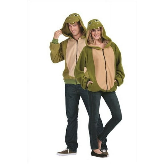 RG Costumes mens Ness the Dinosaur Hoodie Adult Sized Costume, Green/Tan, Large US