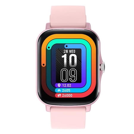 RG TFT Touchscreen Smart Watch, Pink