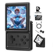 RG rotate Handheld Game Consoles Gaming Console Video Game Console Android 12 Portable Pocket Arcade WiFi Bluetooth HD Output Black