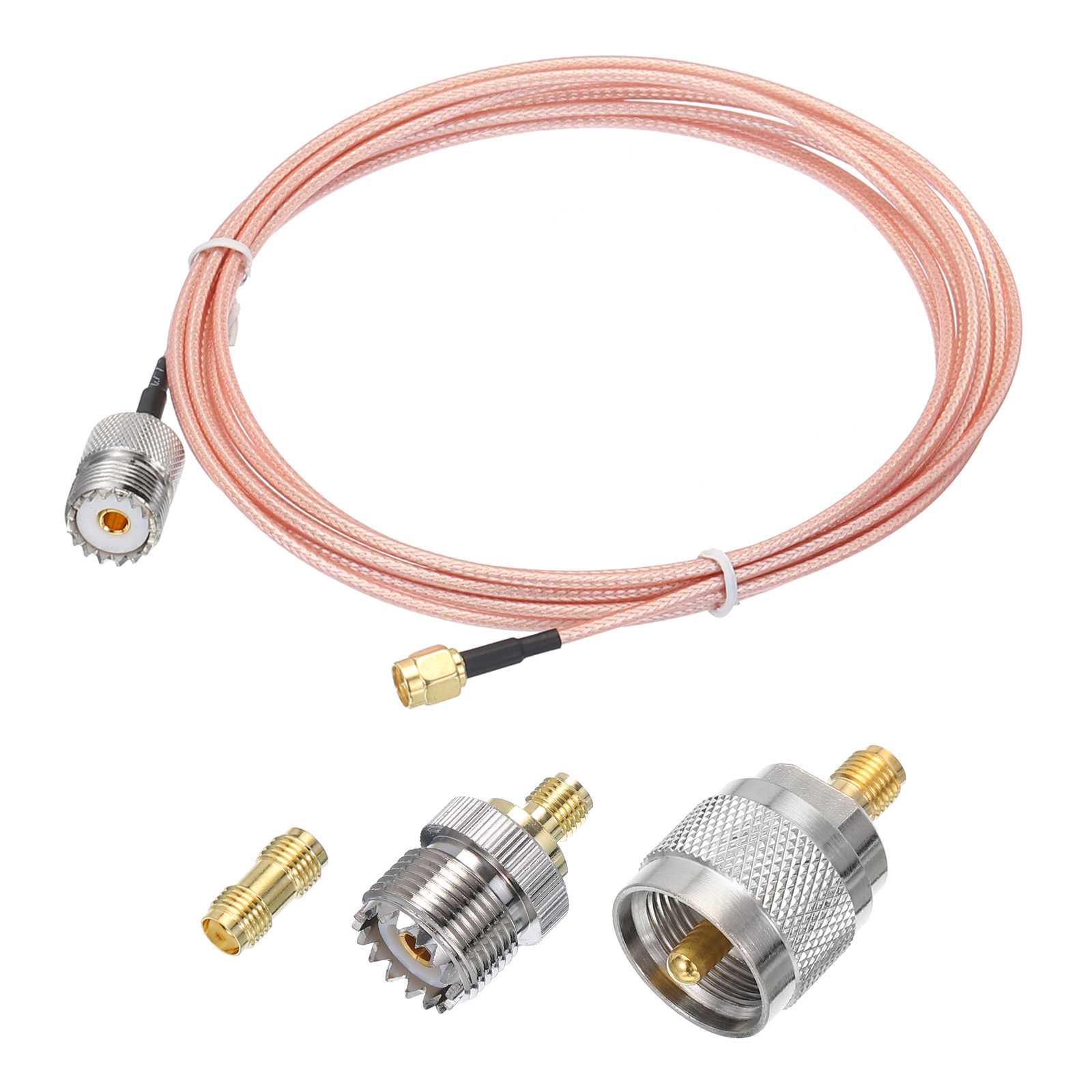 RG316 Coaxial Cables SMA Male To UHF Female With Adapter Low Loss RF