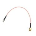 thumbnail image 1 of RG316 Coaxial Cables,SMA Male to TS9 Male Low Loss RF Coaxial Cable 0.65FT 50 Ohm Orange 1Pcs, 1 of 5