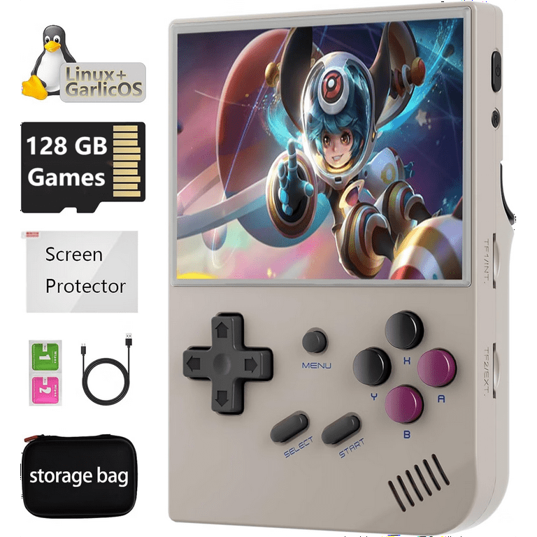ANBERNIC RG35XX Plus Game Console 128GB - Grey