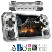RG35XXH Handheld Game Console,3.5Screen,3300mAh Battery,5G WiFi Bluetooth HD and TV Output White