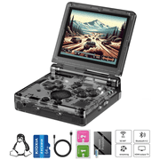 RG35XXSP Handheld Game Console,3.5Screen,3300mAh Battery,5G WiFi Bluetooth HD and TV Output Black