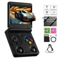 thumbnail image 1 of RG34XXSP Handheld Game Console,3300 mAh Battey,3.4 inch Screen Support 30+ Simulators 5G WiFi Bluetooth HD Black, 1 of 8