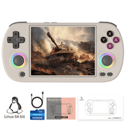 RG40XX H Handheld Game Consoles,4 inch IPS,Linux 64,WiFi Bluetooth HD and TV Output Gray