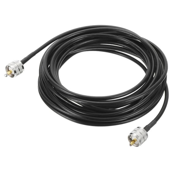 RG58 RF Coax Cable UHF Male to UHF Male Antenna Cables 19.7 Ft