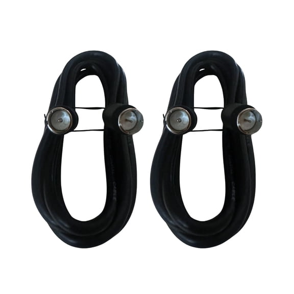 RG59 Quick-Connect Video Cable F to F (6ft) (2-Pack)