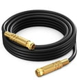 thumbnail image 1 of RG6 COAXIAL Cable - Quad Shielded, 25 / Black Non-Oxygen Copper Cable Wire for TV, Internet & More - Flexible Coax Cable Cord, 1 of 5