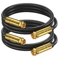 thumbnail image 1 of RG6 COAXIAL Cable - Quad Shielded, 2ft Black 2 Pack, Non-Oxygen Copper Cable Wire for TV, Internet & More - Flexible Coax Cable Cord, 1 of 3