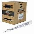 thumbnail image 1 of RG6 Quad Shield Coaxial Cable 18 AWG 500ft Bulk Coax Satellite TV White, 1 of 4