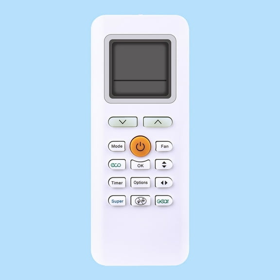RG70E3/BGEF Replacement Remote Control, Fit for Midea AC Air Conditioner RG70E/BGEF RG70E2/BGEF RG70E2(2)/BGEF RG70E3(2)/BGEF RG70E/BGEFU1 RG70E2(2)/BGEFU1 RG70E(2H)/BGEF RG70A/BGEF RG70E1/BGEF
