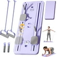 thumbnail image 1 of SRGARH Pilates Reformer Board with Resistance Bands – Adjustable Home Gym System for Full-Body Workout, Smart Timer & Phone Holder – All Fitness Levels(purple), 1 of 7