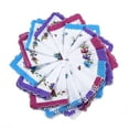 thumbnail image 1 of RGASUIJ 5Pcs （12*12in） Handkerchief Cotton Vintage Ladies Women Pocket Floral Flowers Quadrate Hankies Home Decor, 1 of 6
