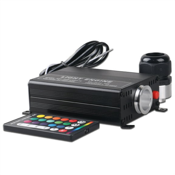 RGB 16W LED Optic Fiber Light Engine Optic Fiber Driver With RF Remote for Bedroom Star Ceiling Lights