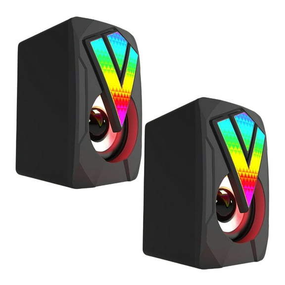 RGB 3.5mm Stereo Surround Music for Computer PC Loudspeakers