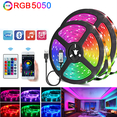 thumbnail image 1 of RGB 5050 Led Strip Lights with Remote Bluetooth Control Led Tape Music Sync Flexible RGB Ribbon for Home Room Decor TV Lighting, 1 of 6