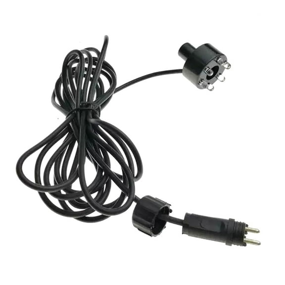 RGB 6 LED AC12V Water Fountain Light with 2Pin Connection Underwater Pond Lights Water Feature Lights for Pool, Garden,1 * Water Fountain Light,Black