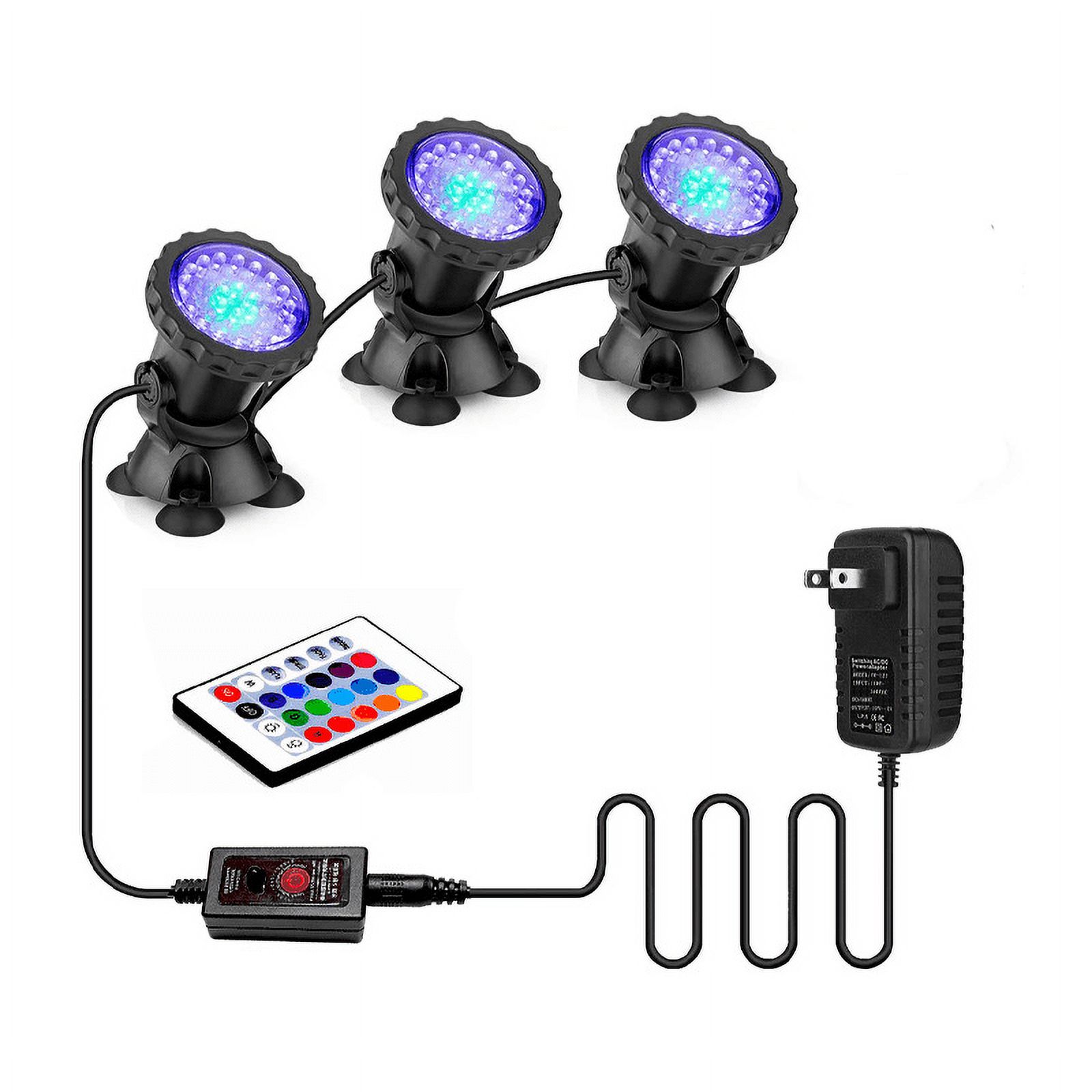 RGB Aquarium Projector, Underwater Submersible Fish Lighting, IP68