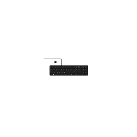 Matias RGB Backlit Wired Aluminum Keyboard for Mac, Black