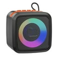 thumbnail image 1 of RGB Bluetooth Speaker with Colorful Lights, Long Battery Life, Low Latency, Bluetooth 5.3, Wide Sound for Parties, Gaming, Home, Portable, 500mAh, 10m Range, Black/Blue/Red/Green, 1 of 5