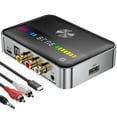 thumbnail image 1 of RGB Bluetooth Transmitter Receiver, 2-in-1 Bluetooth 5.3 Audio Receiver Transmitter, Bluetooth Audio Adapter for Old Home Stereo/Speakers TV with Display, USB, RCA, 3.5mm AUX, DAC, Coaxial, Optical, 1 of 11