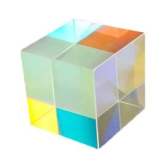 RGB CMY Optical Glass Pr- Six-Sided Cubes for Light Dispersion Educational Learning Toy