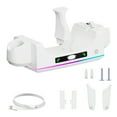 thumbnail image 1 of RGB Charging Dock Headset & Controllers Stand for Meta Quest 3S/3, Wall Mountable VR Charging Station, 1 of 4