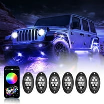 RGB Chassis Light Trailer Six Bluetooth Wireless Remote Control Off-road Vehicle Chassis Atmosphere Light