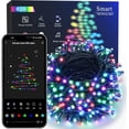thumbnail image 1 of RGB Christmas Lights, 164ft 498 LED Smart String Lights App Controlled, Dimmable Color Changing Christmas Lights, Xmas Tree Lights Work with Alexa & Google Home, 1 of 15