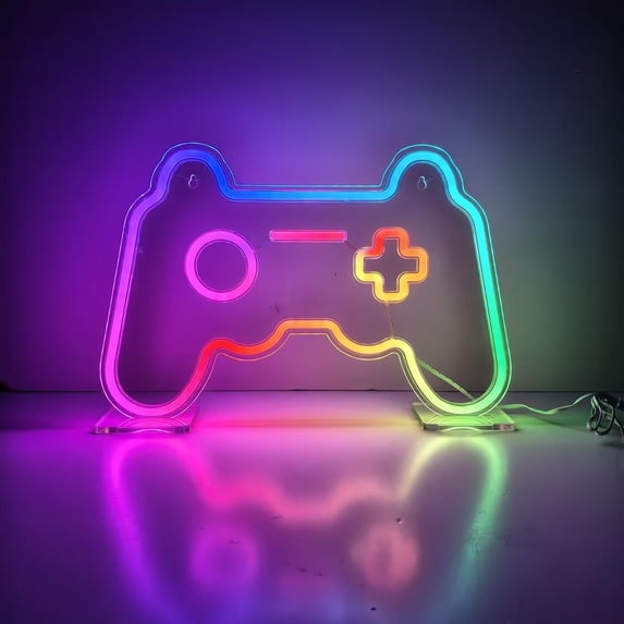RGB Color Changing Neon Sign-Gamer (RGBGAMER)