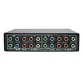 thumbnail image 1 of RGB Component Switch Selector 5 3-Way YPBPR Cable Component Switch AV Switcher for PS2 Player TV, 1 of 6