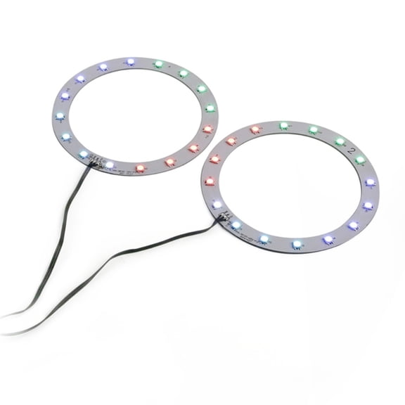 RGB Decorative Light for PS5/PS5 Pro/Slim Host 12 Dynamic Lighting Effects & Voice Control with Adjustable Brightness