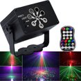 RGB Disco Light DJ LED Laser Stage Projector Sound Party Lights Strobe
