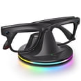 thumbnail image 1 of RGB Flash Charging Station for Ray-Ban Glasses LED Indicator Charging Dock Compatible with Ray-Ban Smart Glasses (Black), 1 of 8