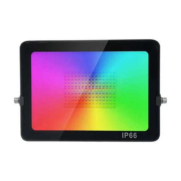 RGB Flood Lights 50W 30W RGB Reflector IP65 Waterproof LED Spotlight Projector Lamp Outdoor Garden Christmas Lightings ,Multifunctional Lighting