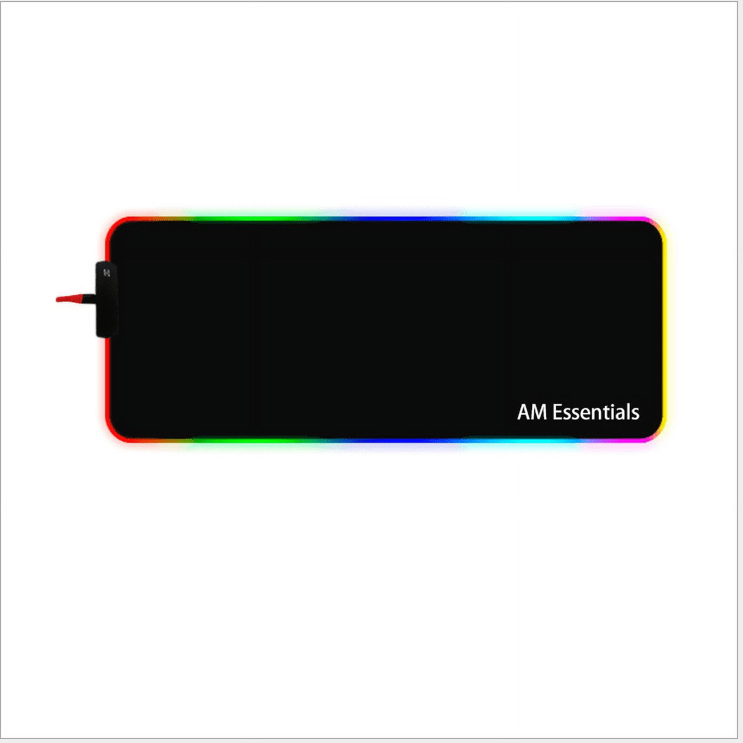 RGB Gaming Mouse Pad, Large Extended Thick Led Mouse Pad Mat with 8 Lighting Modes, Anti-Slip Waterproof Oversized Computer Keyboard Desktop 12*31.15"