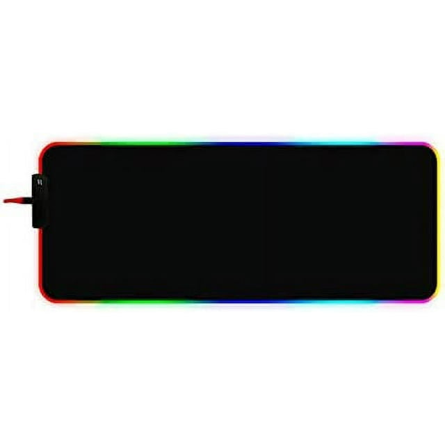 RGB Gaming Mouse Pad with Wireless Charger, Soft Keyboard Pad, Larger