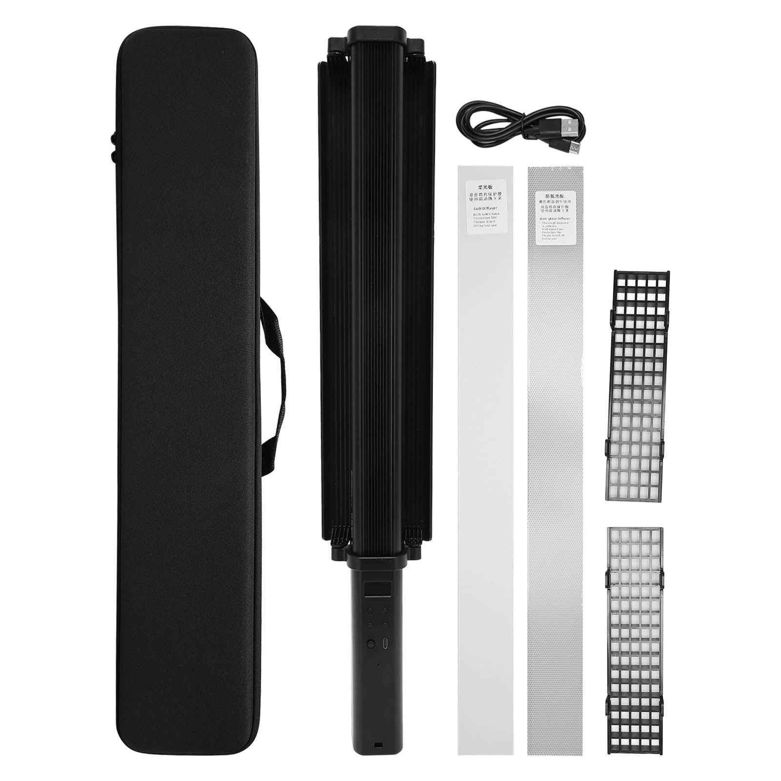 RGB Handheld LED Light Stick 7050LX 2500?9900K 24 Effects Fast Charging Photography Light Stick