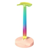 RGB Headphone Stand Gaming Headset Holder Desk PC Gaming Headset Stands U3L O6G4