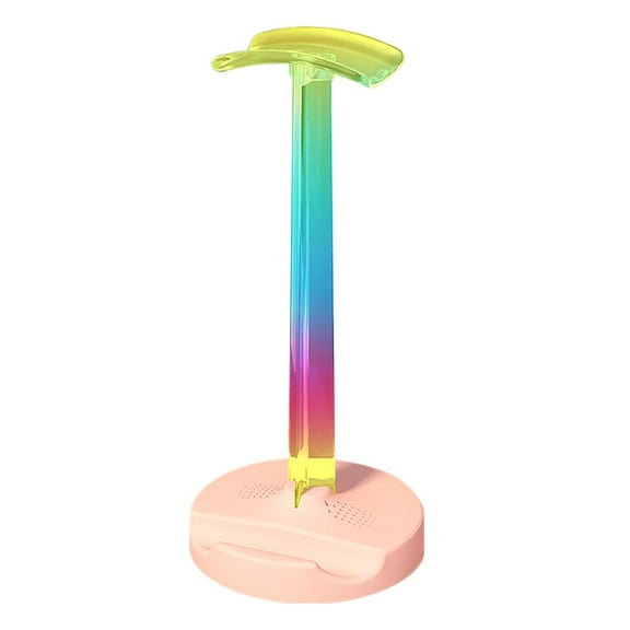 RGB Headphone Stand Gaming Headset Holder Desk PC Gaming Headset Stands U3L O6G4