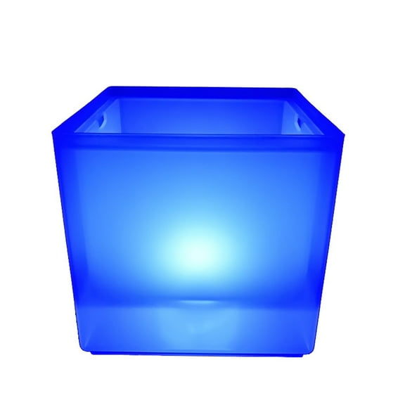 RGB Illuminated Ice Bucket PP Material 3.5L Double Layer for Cooling with LED Lights Customizable Color