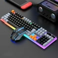 thumbnail image 1 of RGB Keyboard and Mouse under $5! CQCYD RGB Wired Keyboard and Mouse Set, Mechanical Feel Office and Gaming Combo, No Delay USB Interface with Lighting Effects, 1 of 6