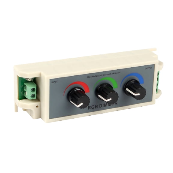 RGB Knob Dimmer Controller Advanced PWM Technology, Perfect for LED Lighting Spare Accessory