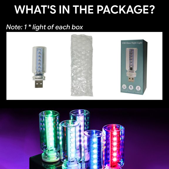 RGB LED Car Interior Light USB, Touch Control Multicolor Ambient Mood Light With 13 Modes, Portable Under Dash Glow Light For Truck, Gaming Setup, Bedroom Decor, Valentine's Day Gift