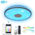 RGB LED Ceiling Light Remote Control Music Bluetooth Ceiling Light