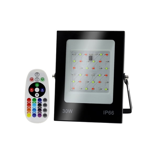 RGB LED Flood Light 220 30W 50W 100W 200W IP66 Waterproof Outdoor RGB Spotlight Reflector LED Projector Lamp For Street Garden