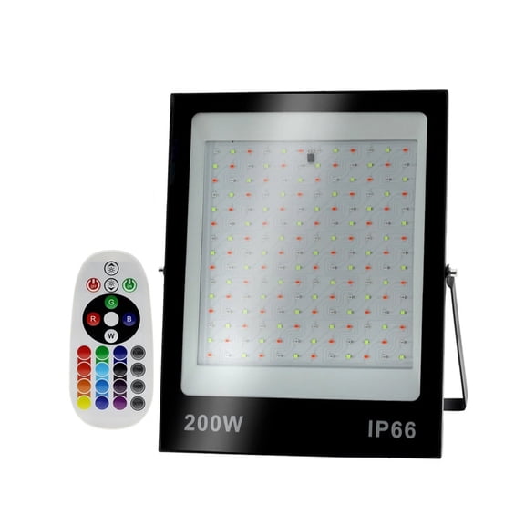 RGB LED Flood Light 220 30W 50W 100W 200W IP66 Waterproof Outdoor RGB Spotlight Reflector LED Projector Lamp For Street Garden