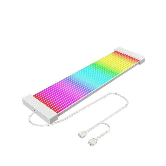 RGB LED Light Strip Bar ARGB Sync Board For Computer Power Supply ATX 24PIN GPU Video Card 8Pin 6PIN Cable And Case