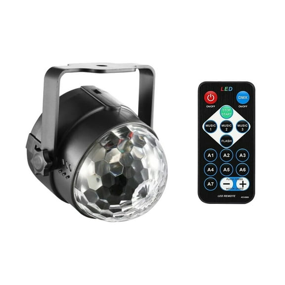 RGB LED Projection Stage Lighting with Dynamic Sound Activated Effects for Party Disco KTV Events